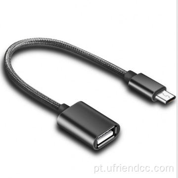 Adaptador de cabo de extensão OTG masculino de OEM com